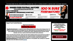 What Riggedfixedfootballmatches.com website looked like in 2022 (1 year ago)