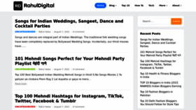 What Rahuldigital.org website looked like in 2022 (1 year ago)