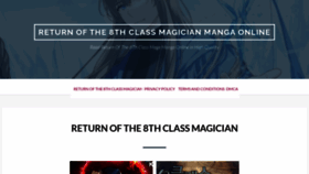 What Returnofthe8thclassmagician.com website looked like in 2022 (1 year ago)