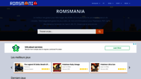 What Romsmania.club website looked like in 2022 (2 years ago)