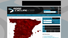 What Roadcycling.com website looked like in 2022 (1 year ago)