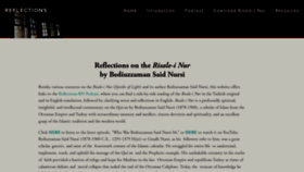 What Reflections-rn.org website looked like in 2022 (1 year ago)