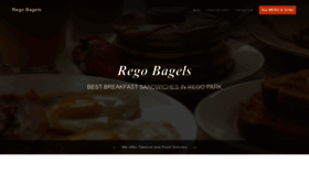 What Regobagels.com website looked like in 2022 (1 year ago)