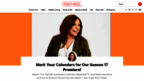 What Rachaelrayshow.com website looked like in 2022 (1 year ago)