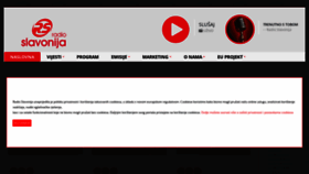 What Radioslavonija.hr website looked like in 2022 (1 year ago)