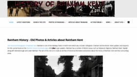 What Rainham-history.co.uk website looked like in 2022 (1 year ago)
