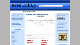 What Royallinkup.com website looked like in 2022 (1 year ago)