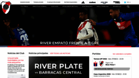 What Riverplate.com website looked like in 2022 (1 year ago)