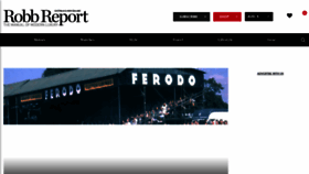 What Robbreport.com.au website looked like in 2022 (1 year ago)