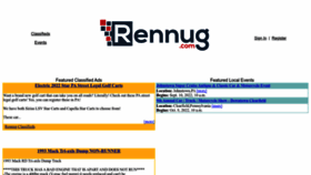 What Rennug.com website looked like in 2022 (1 year ago)
