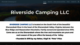 What Riversidecampingcanoeing.com website looked like in 2022 (1 year ago)