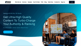 What Ranking-articles.com website looked like in 2022 (3 years ago)