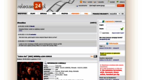 What Release24.pl website looked like in 2022 (1 year ago)