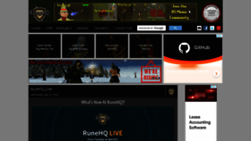 What Runehq.com website looked like in 2022 (1 year ago)