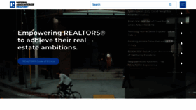 What Realtor.org website looked like in 2022 (1 year ago)