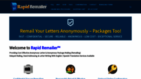 What Rapidremailer.com website looked like in 2022 (1 year ago)