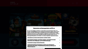 What Rtlspiele.de website looked like in 2022 (2 years ago)