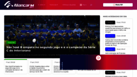 What Radioalianca.com.br website looked like in 2022 (1 year ago)