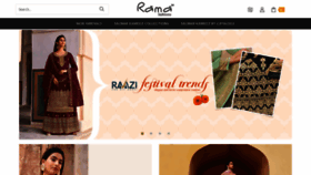 What Ramafashions.in website looked like in 2022 (1 year ago)