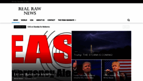 What Realrawnews.com website looked like in 2022 (1 year ago)