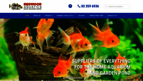 What Redwoodaquatics.co.nz website looked like in 2022 (1 year ago)