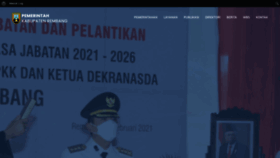 What Rembangkab.go.id website looked like in 2022 (1 year ago)