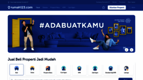 What Rumah123.com website looked like in 2022 (1 year ago)