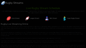 What Rugbystreams.me website looked like in 2022 (1 year ago)