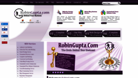 What Robingupta.com website looked like in 2022 (1 year ago)
