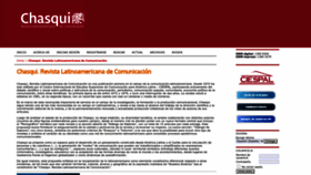 What Revistachasqui.org website looked like in 2022 (1 year ago)