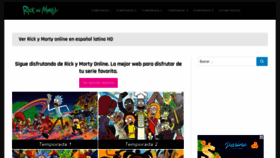 What Rickymortylatino.com website looked like in 2022 (1 year ago)