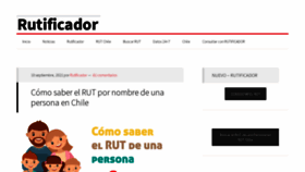 What Rutificador.cl website looked like in 2022 (1 year ago)