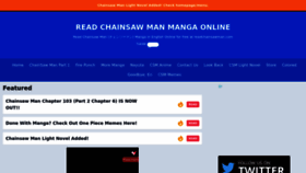 What Readchainsawman.com website looked like in 2022 (1 year ago)