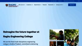 What Raghuenggcollege.com website looked like in 2022 (1 year ago)