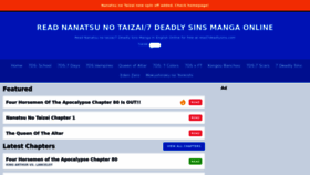 What Read7deadlysins.com website looked like in 2022 (1 year ago)