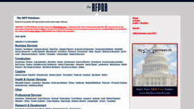 What Rfpdb.com website looked like in 2022 (1 year ago)