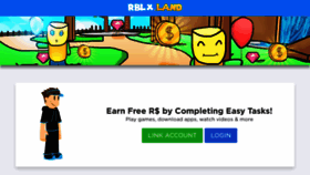What Rbxninja.com website looked like in 2022 (1 year ago)