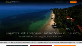 What Rent-a-paradise.de website looked like in 2022 (1 year ago)