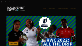 What Rugbyshirtwatch.com website looked like in 2022 (1 year ago)