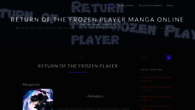 What Returnfrozenplayer.com website looked like in 2022 (1 year ago)
