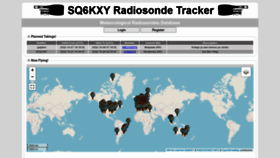 What Radiosondy.info website looked like in 2022 (1 year ago)