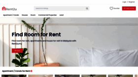 What Rent2u.my website looked like in 2022 (1 year ago)