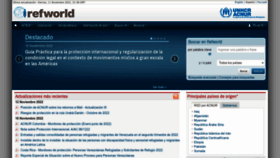 What Refworld.org.es website looked like in 2022 (2 years ago)
