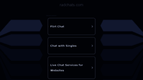 What Radchats.com website looked like in 2022 (1 year ago)