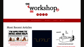 What Readtheworkshop.com website looked like in 2022 (1 year ago)