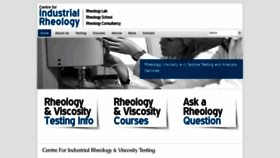What Rheologyschool.com website looked like in 2022 (1 year ago)