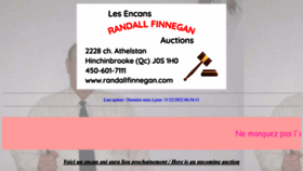 What Randallfinnegan.com website looked like in 2022 (1 year ago)