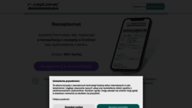 What Receptomat.pl website looked like in 2022 (1 year ago)