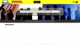 What Rucecuador.com website looked like in 2022 (1 year ago)