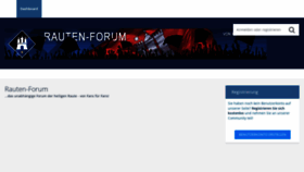 What Rauten-forum.de website looked like in 2022 (1 year ago)